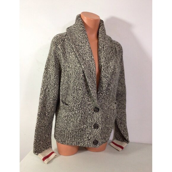 Roots Canada Cardigan Sweater Cowichan Womens Medium - Picture 1 of 9
